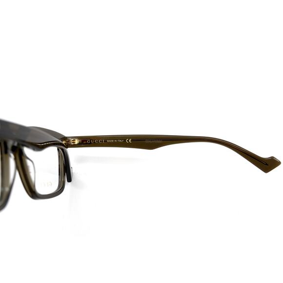 NEW GUCCI GG0964O 003 GREY TRANSPARENT AUTHENTIC EYEGLASSES FRAME - Picture 7 of 10